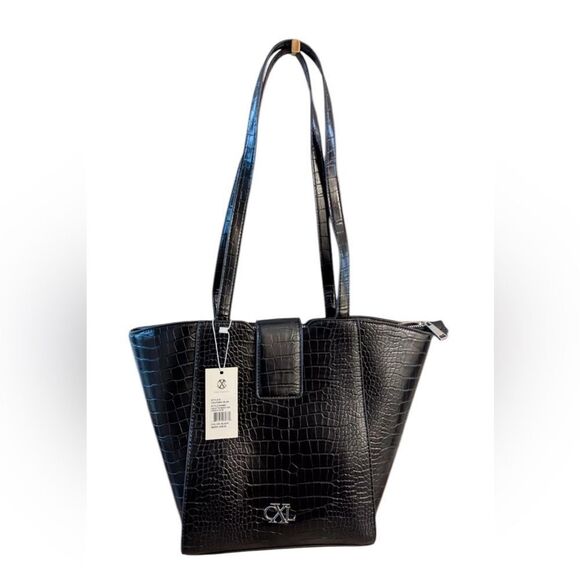 CXL GALETTE WAVE TOTE BY CHRISTIAN LACROIX IN BLACK - Picture 2 of 9